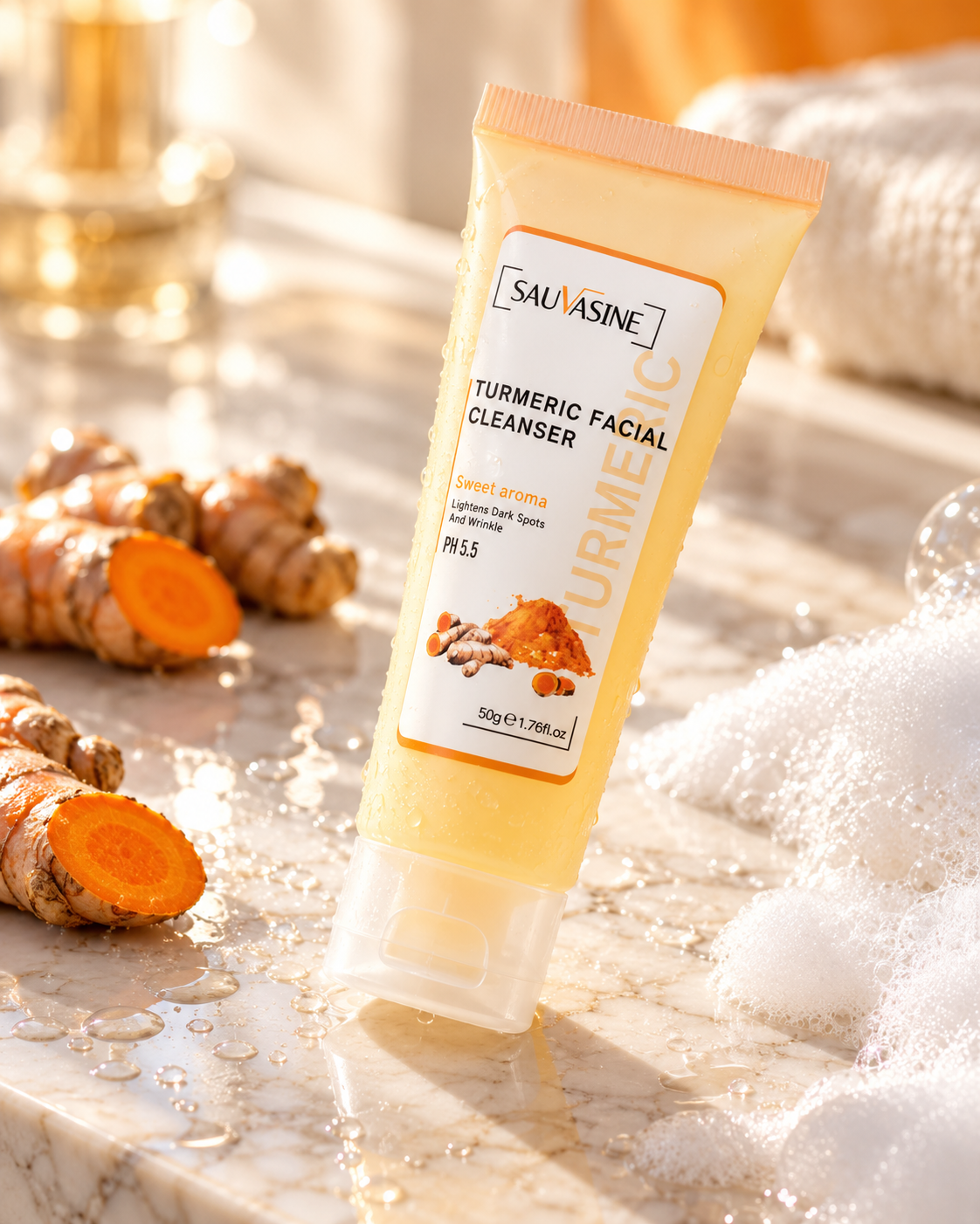 Turmeric Foaming Face Cleanser